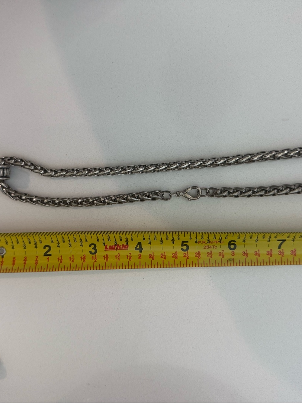 Stainless Steel Men’s Chain Necklace - Silver
